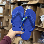 Havaianas Top (Azul Naval) + Pin Brasil + Pin Nome (E-K)