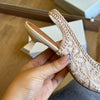 Scarpin Azzem Slingback Tricô 376067