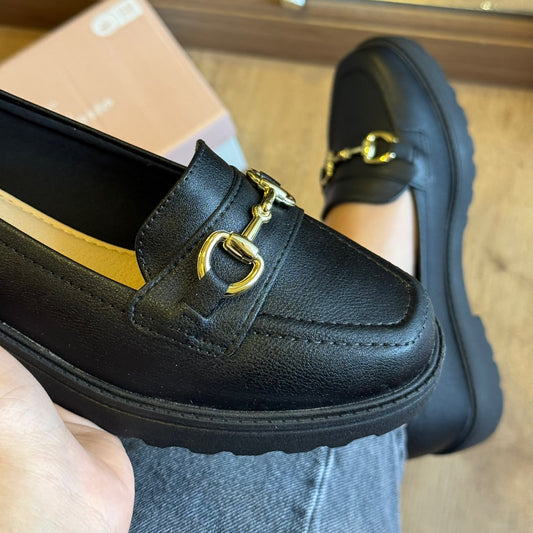 Mocassim Modare Conforto Detalhe Dourado 7357.106