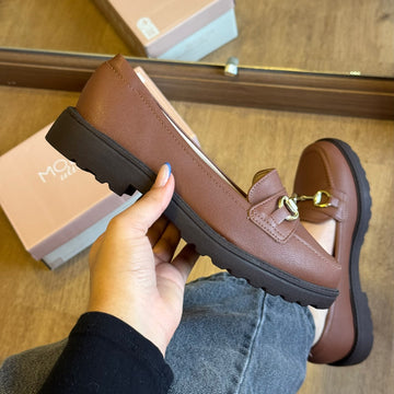 Mocassim Modare Conforto Detalhe Dourado 7357.106