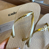 Chinelo Colcci Rio 158.01.00901 + Pin Estrela Do mar e Tartaruga Grátis