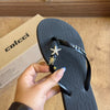Chinelo Colcci Rio 158.01.00901 + Pin Prata Estrela Do mar e Tartaruga Grátis