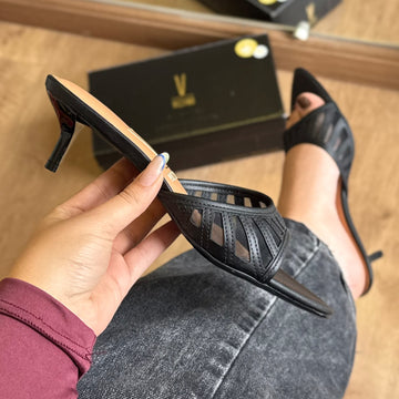 Mule Vizzano Detalhe Tela Transparente 6576.104