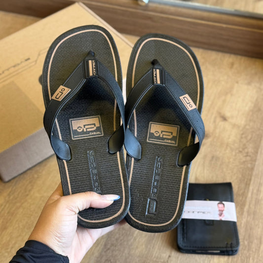 Chinelo De Dedo Danper + Carteira DCART24