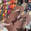 Havaianas Top + Placa Logo Dourado