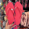 Havaianas Slim Point + Pin Concha, Sereia, Golfinho