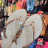 Havaianas Slim Point + Pin Concha, Sereia, Golfinho