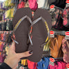 Havaianas Slim Square + Placa Logo Dourado