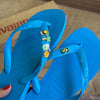 Havaianas Top + Pins Brasil, Tucano, Coqueiro, Aguá de Coco e Sol