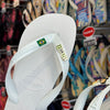 Havaianas Brasil (Branco) + Pin Caramelo + Pin Chopp + Pin Brasil Logo