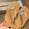 Chinelo De Dedo Colcci Rio Tiras Em Glitter 158.01.00986
