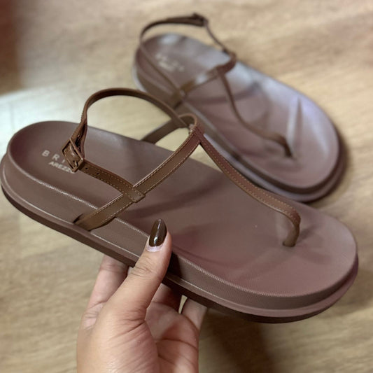 Sandália Rasteira Arezzo Slim Lara Brizza Z191140002