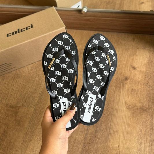 Chinelo Colcci Ibiraquera Marca Logo 158.01.02457