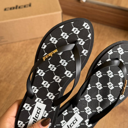 Chinelo Colcci Ibiraquera Marca Logo 158.01.02457