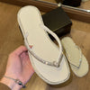 Chinelo De Dedo Azzem Tiras Em Strass SV104