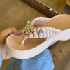 Flatform Azzem Botons Borboletas - Rose