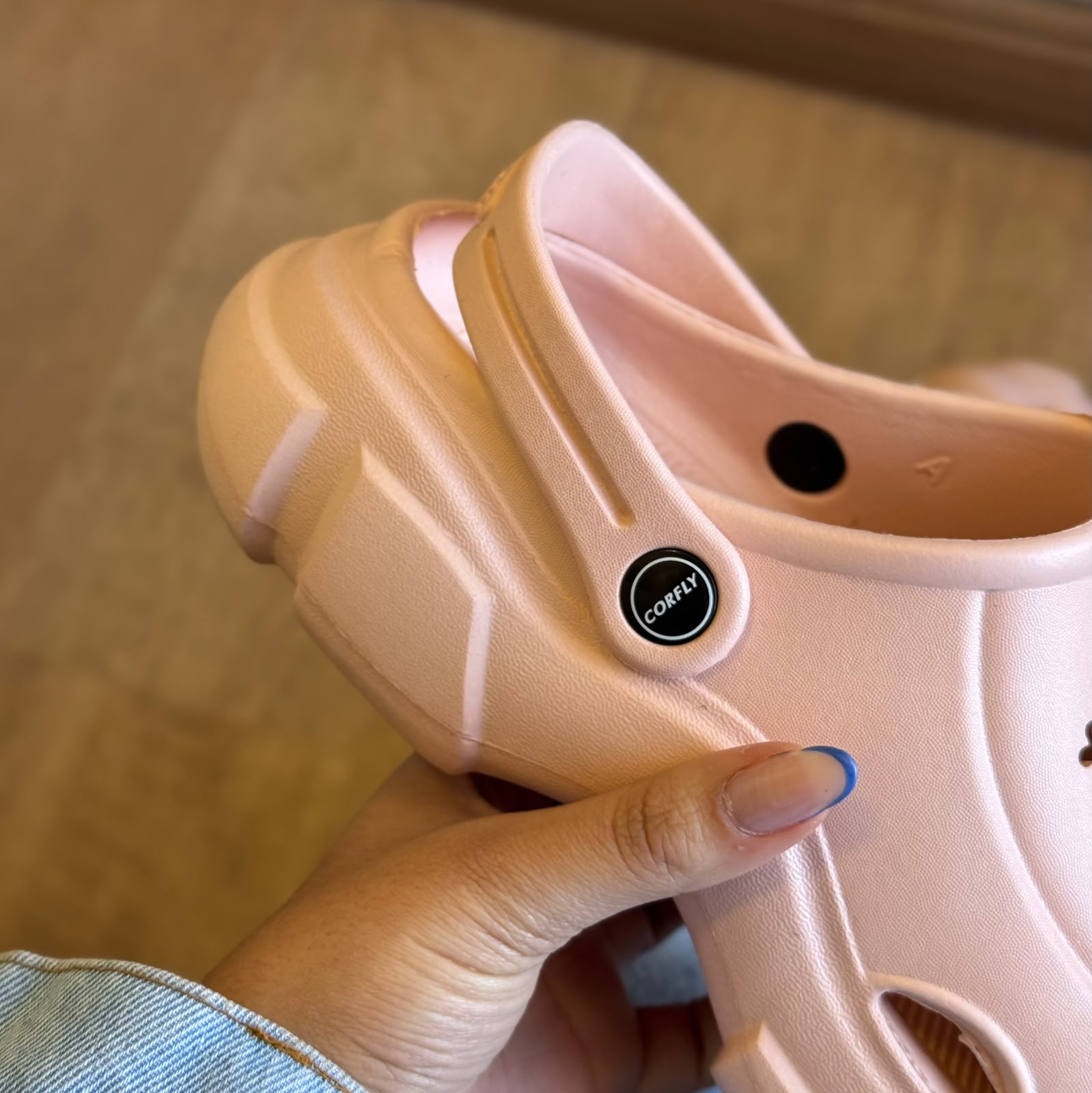 Babuche Plataforma Tratorada + Botons Corrente - Rose