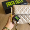 Bolsa Santa Lolla Floater Stone Matelassê Alça Transversal 0452.408E