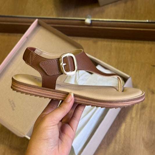 Sandália Modare Com Detalhe Calce Fácil E Elástico Flexivel Ultra Conforto 7141.141