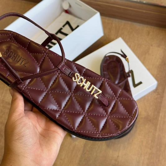 Sandália Schutz Detalhe Letreiro da Marca S215640421